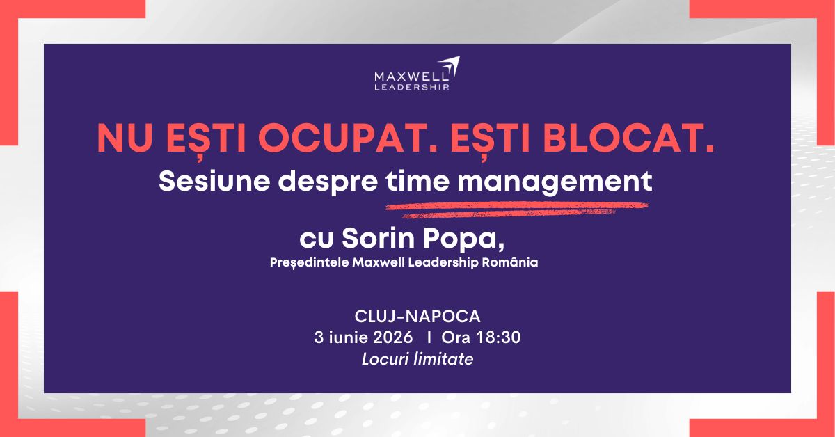 Sorin Popa - Nu ești ocupat, ești blocat